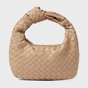 Urban Expressions “Natural Tracy” Woven Knot Small Shoulder Bag”